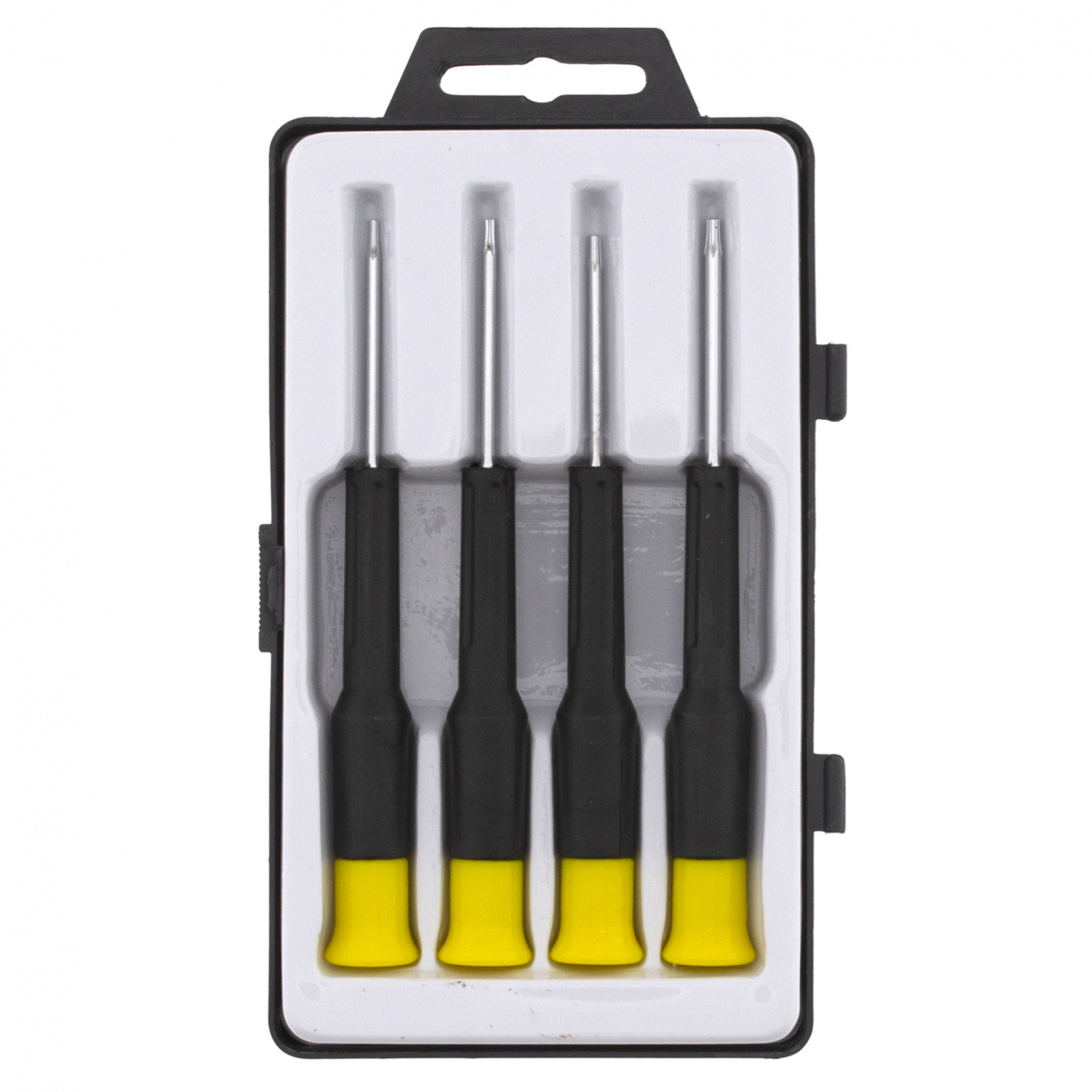 Отвертки, набор 4шт, Torx Т5, Т6, Т7, Т8, серия для точной механики, Практик