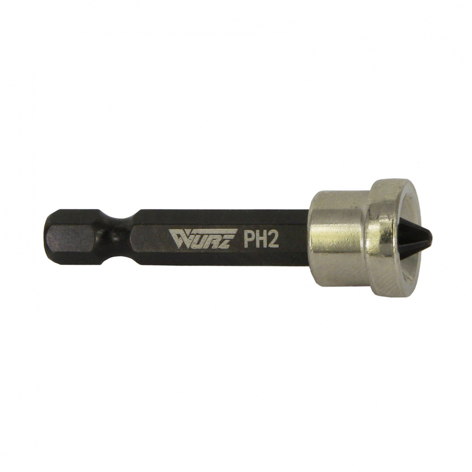 Бита PH2 x 50, с ограничителем,  Wurz (10/50/800)