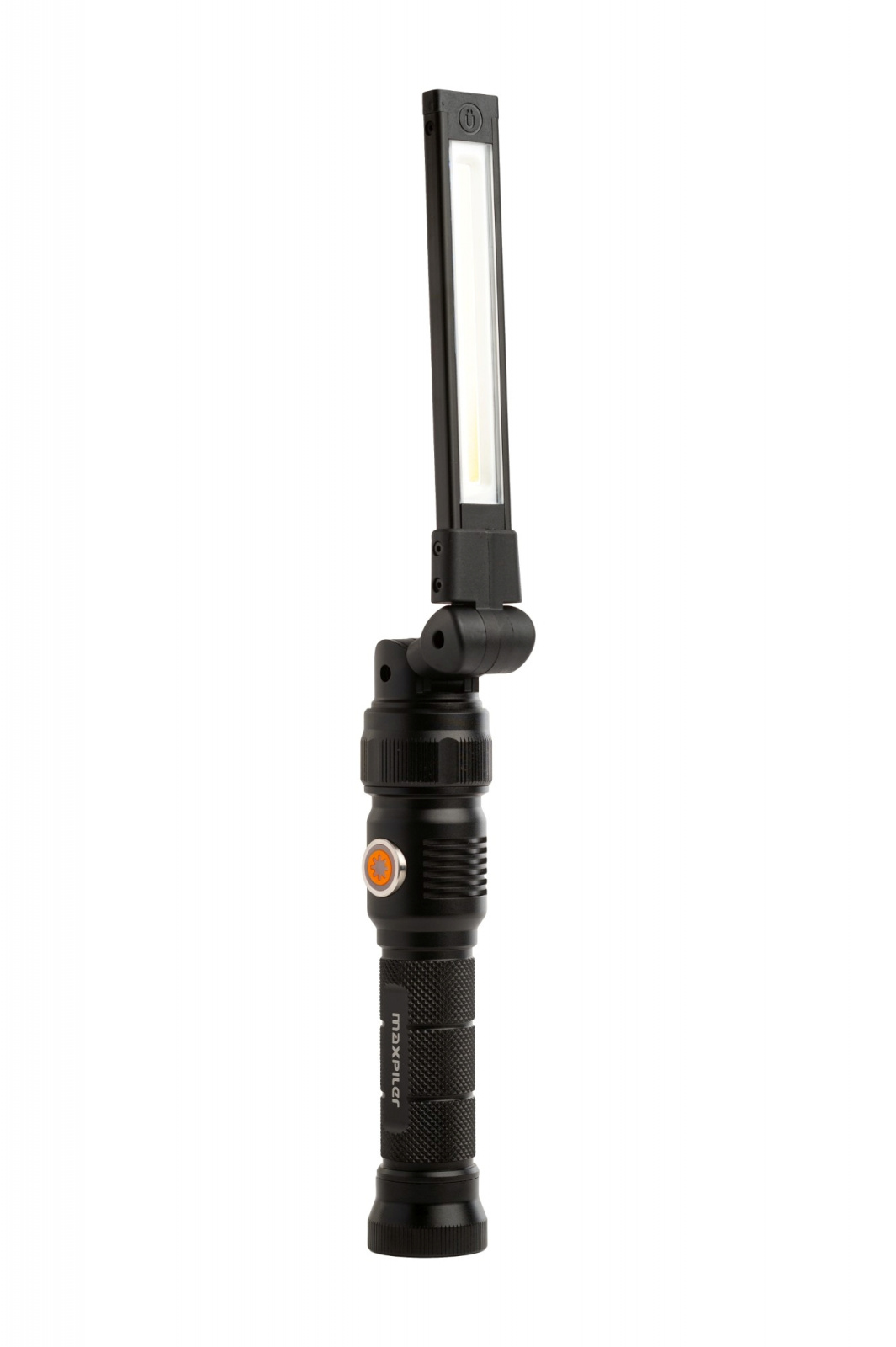 Фонарь складной акк MAXPILER MWL-09 (1200-100Лм, LED SMD+COB, 360гр, 3реж, 5-28ч, магнит)