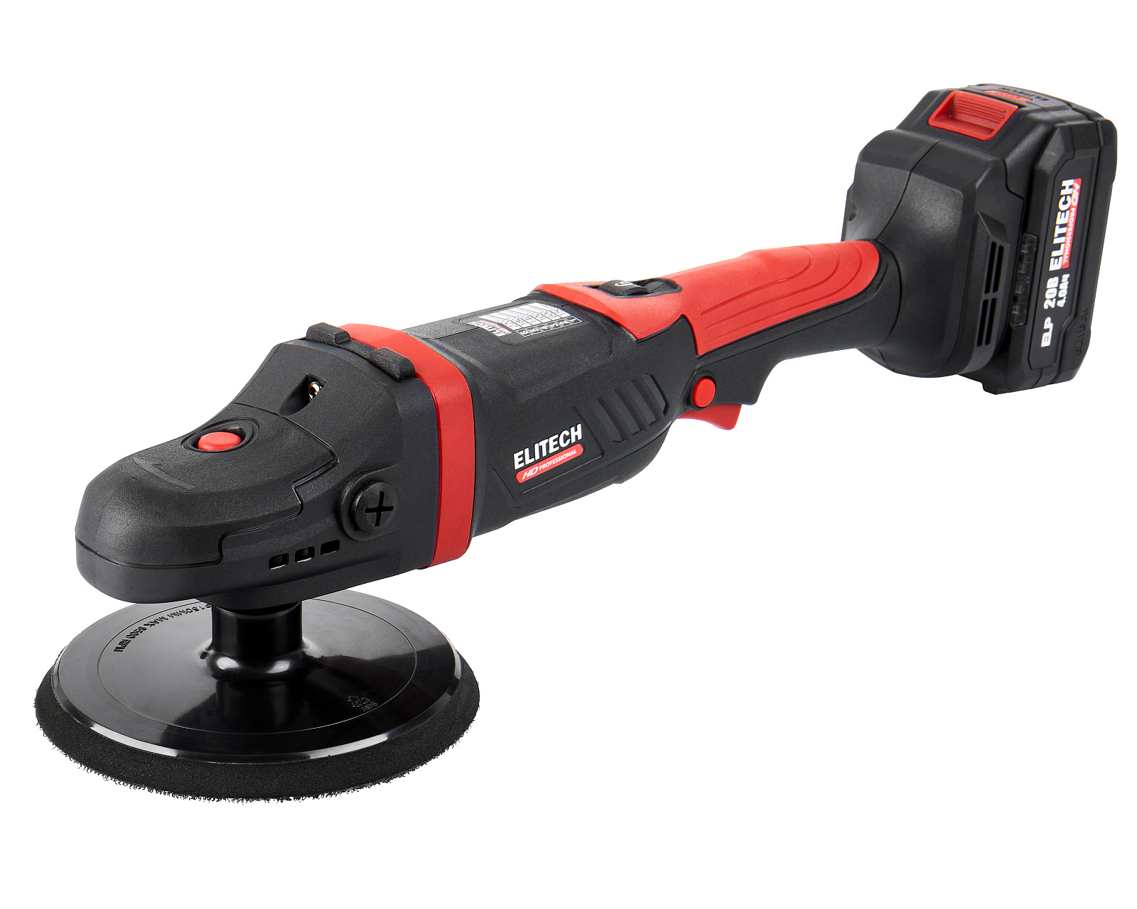 Полировальная машина акк ELITECH HD CPM 2015SL (б/щет,20В,1х4.0Ач,ELP,ф150мм,500-2200об/мин,1.6кг)