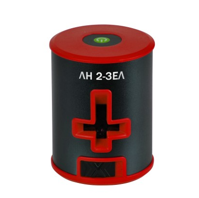 Нивелир лазерный ELITECH ЛН 2-ЗЕЛ (2х1.5В(АА),20м,±0,3мм\м,215г,гор\верт луч,кор)