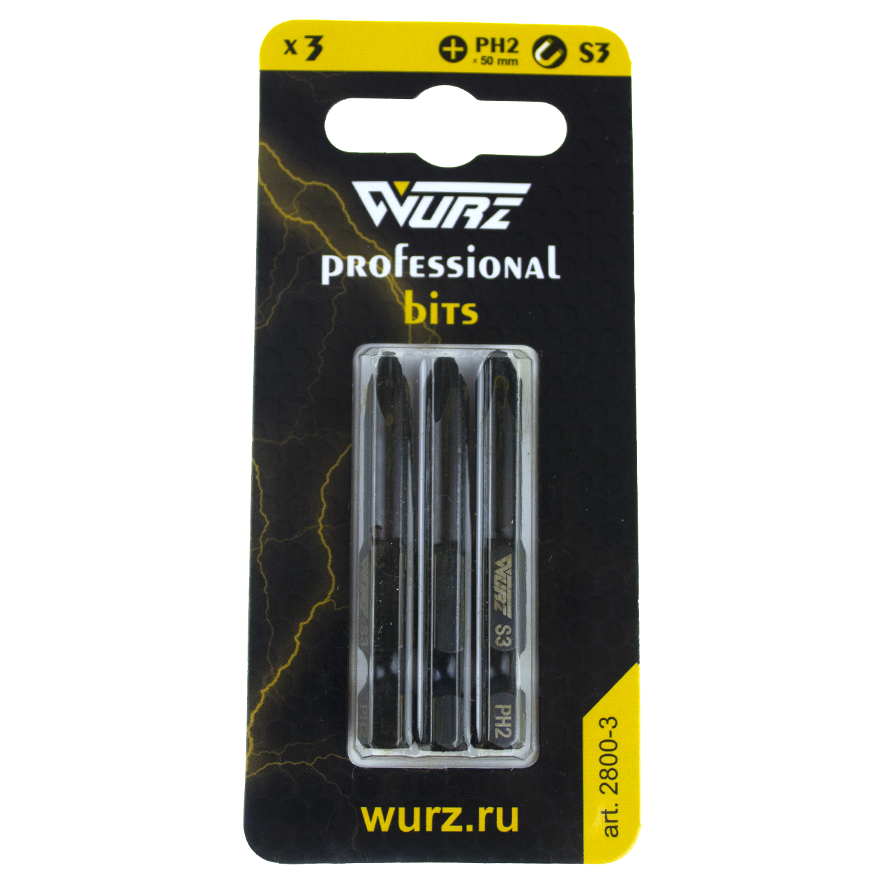 Бита PH2 x 50, Wurz (3/150)