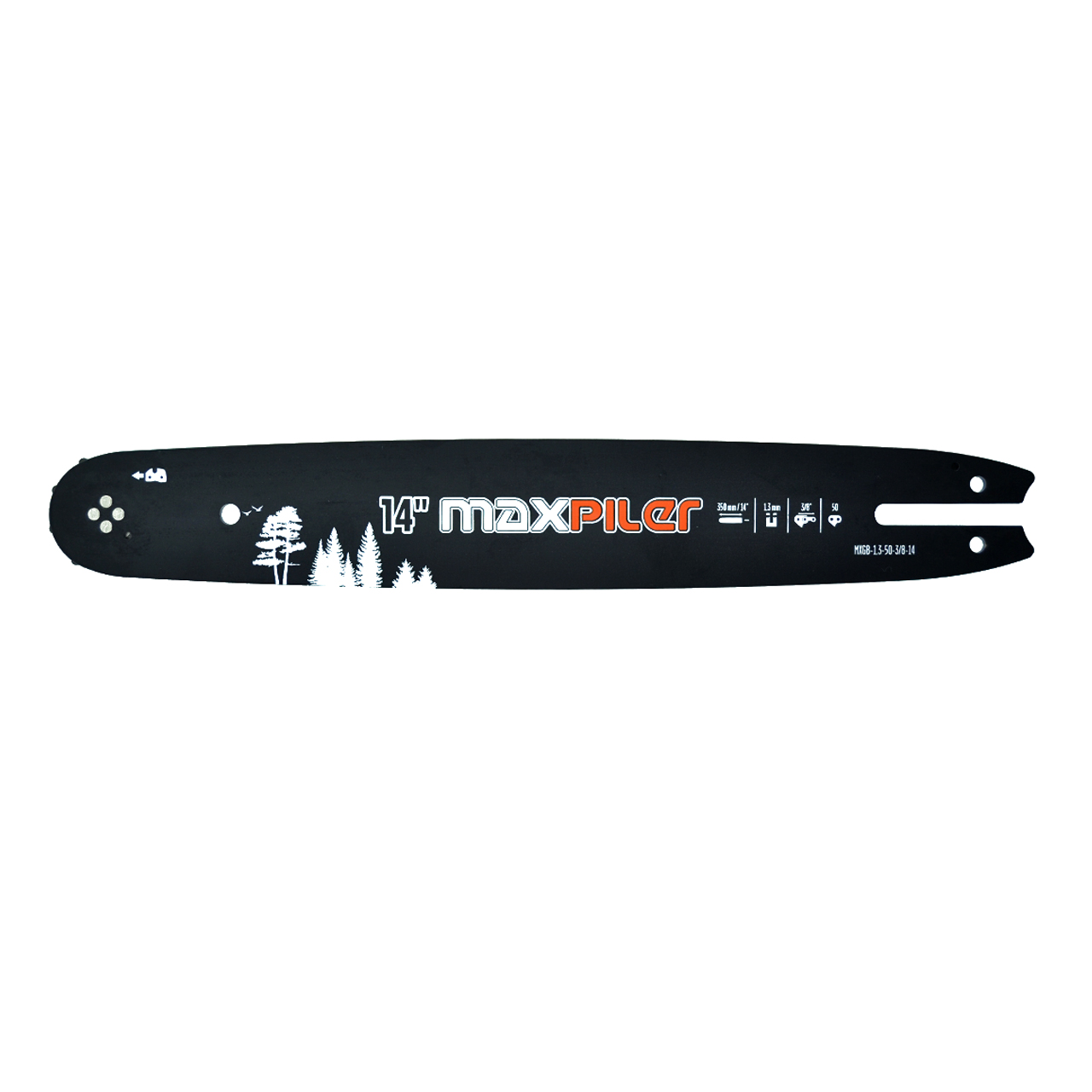 Шина бензопилы MXGB  3/8"- 1.3mm - 50 зв. - 14" (35см), MAXPILER (1/20)