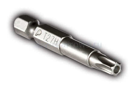 Бита Torx 27 х 50, сталь CrV-S2, серия "Профи", уп.2шт, ПРАКТИКА