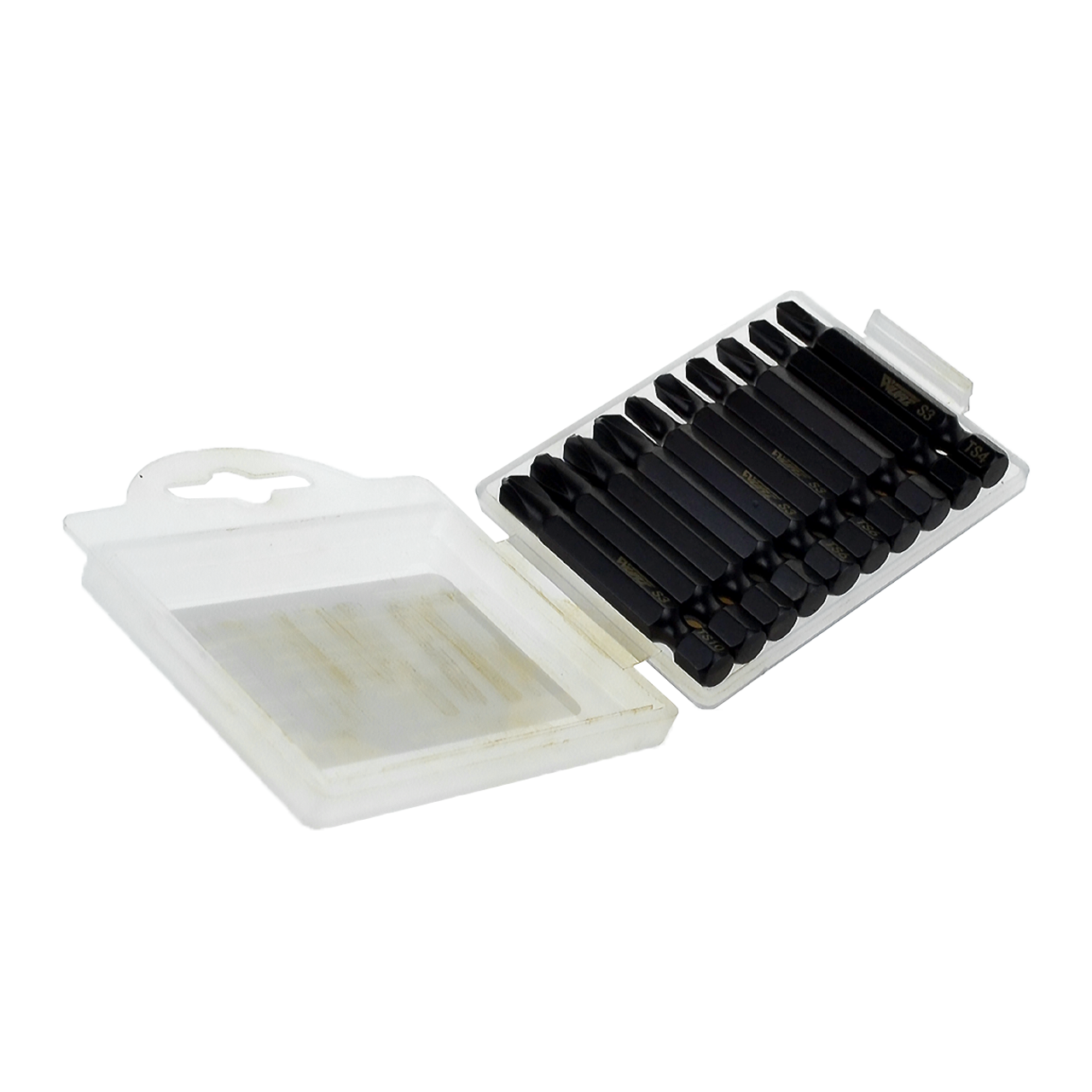 Набор бит Torq-Set 50мм Torsion (TS4, TS5, TS6, TS8, TS10) 10шт, Wurz (1/20/120)