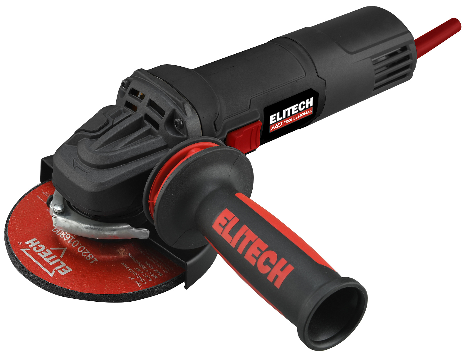 УШМ ELITECH HD AG 1012E (125мм,1010Вт,4000-11000об/мин,2.2кг,кор,QUICK-FIX,быстр.кожух,пл.пуск)