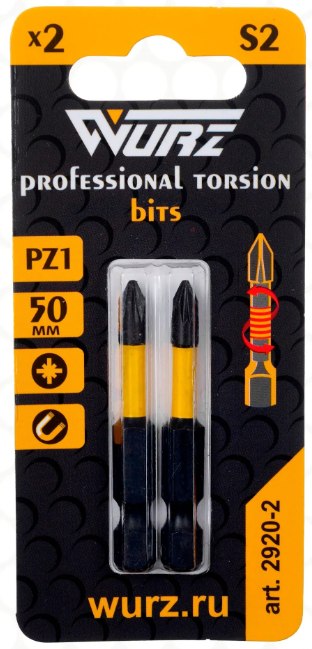 Бита PZ1 x 50 Torsion, Wurz (2/50/400)