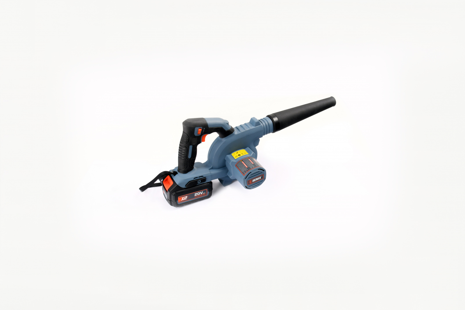 Воздуходувка акк X2 SENIX  BLVX2-M-EU (Solo, 20В, 80 м/с, 1.3кг ) 