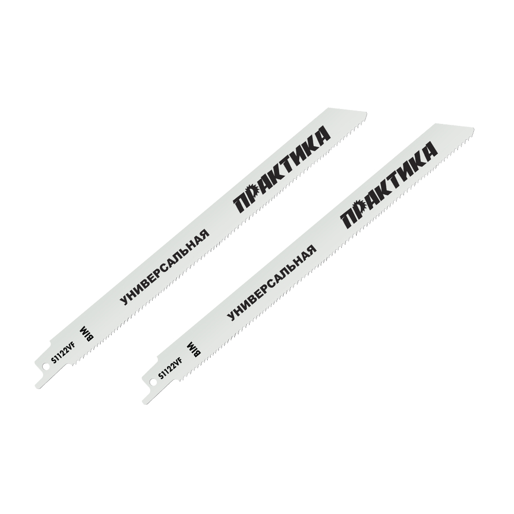 Полотно, пилка для сабельной пилы универсальное, S1122VF, 225х205мм, упак 2 шт, Практика