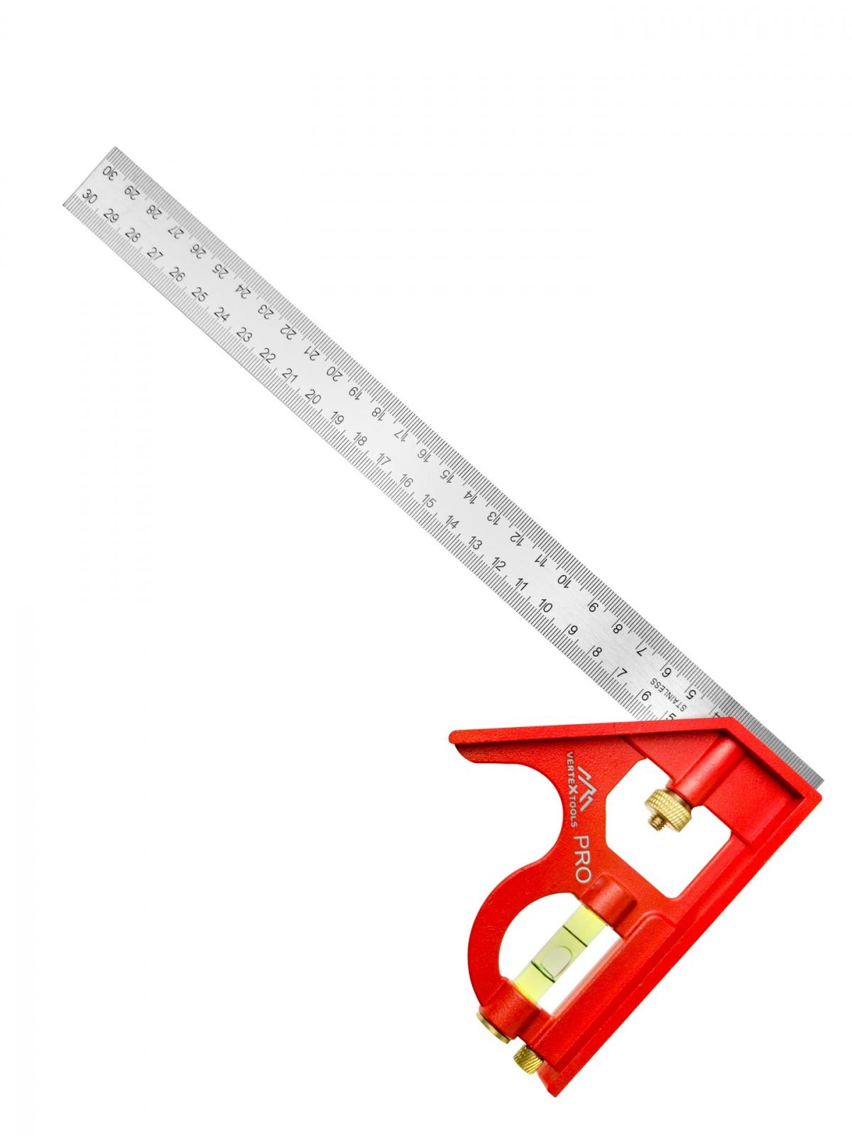 Линейка комбинированная 300 мм, глубиномер, рейсмус,  Vertextools Pro (1/10)