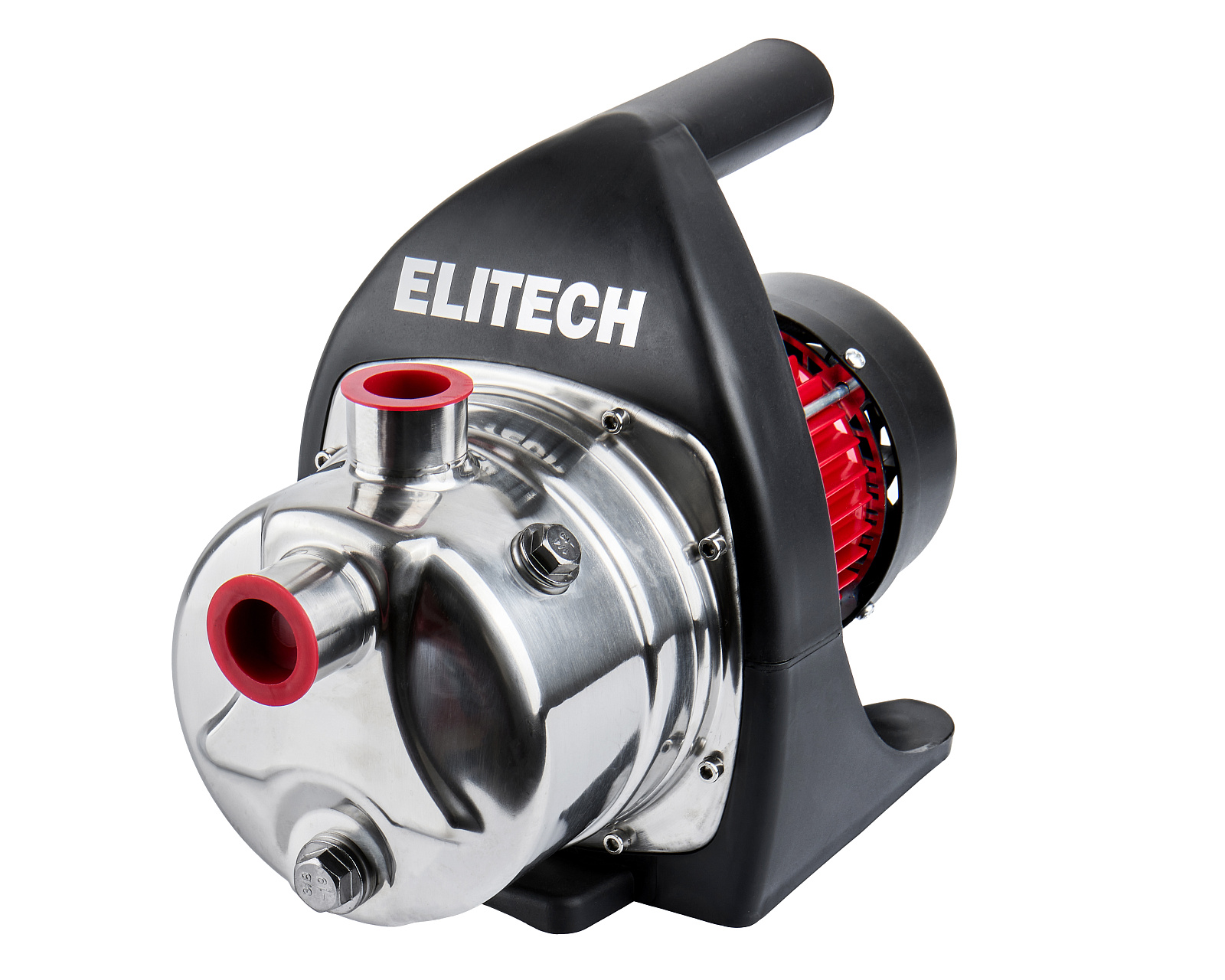 Насос поверхностный ELITECH НП 1000Н (1000Вт,53л/м,Н=42м,Гл=8м,4.4бар,ч/вод,нерж.корпус)