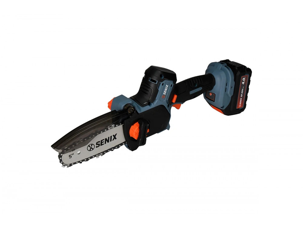 Пила цепная акк X2 SENIX CSX2-M3-EU-0 (20B,б/щет,шаг-0.3",шина=12см,11 м/с, без акб и зу)