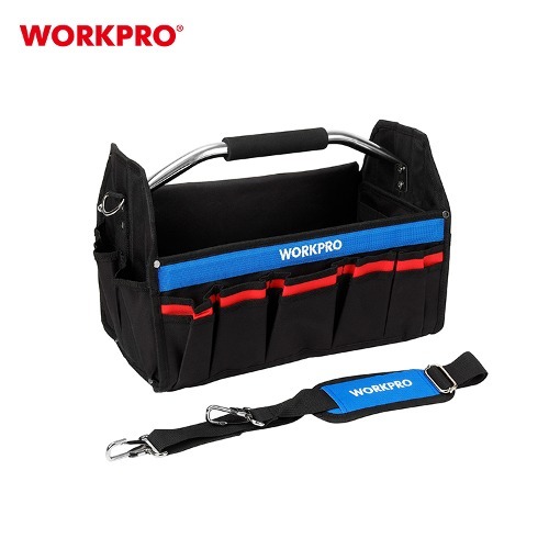 Сумка для инструмента 600D 410х235х270 мм, открытая, WORKPRO