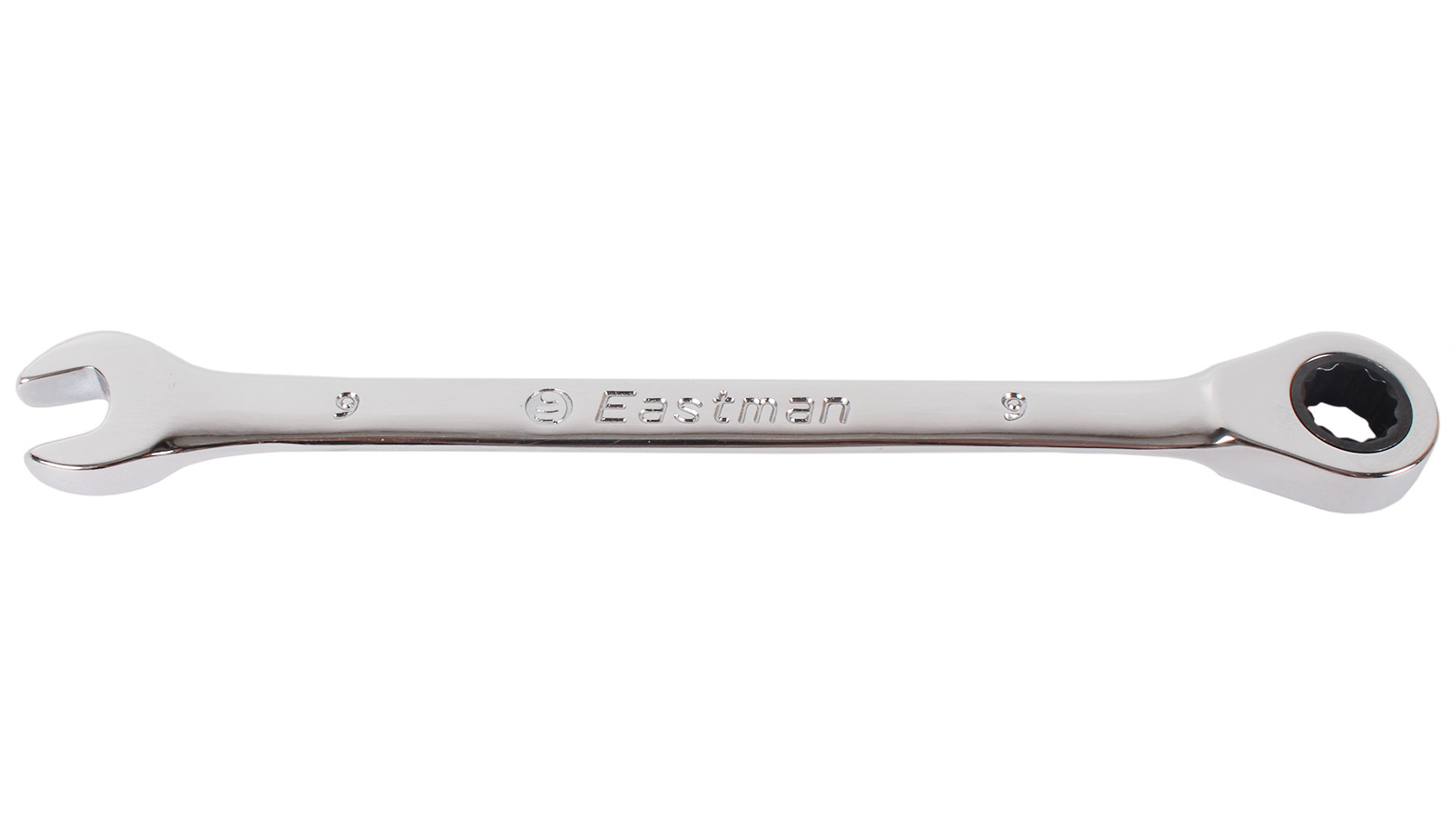 Ключ гаечный комбинированный с трещоткой  9мм, Eastman