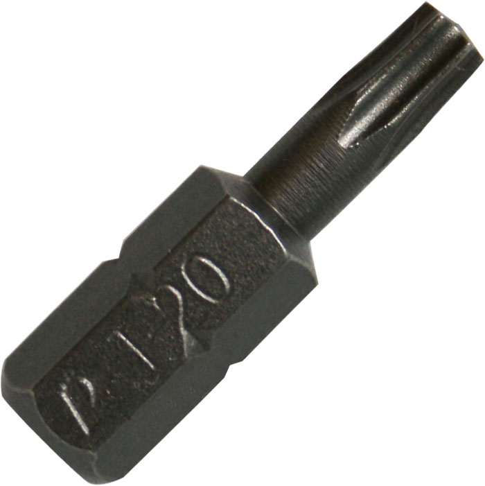 Бита Torx 20 х 25, сталь CrV-S2, серия "Профи", уп.2шт, ПРАКТИКА