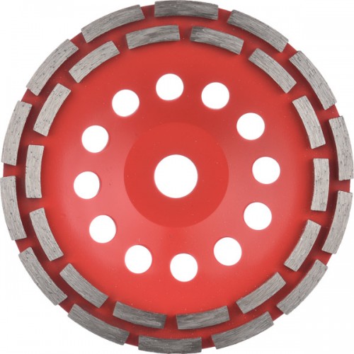 Чашка алмазная сегментная 2х рядная, 150 х 22 мм, серия "Red chili"Vertex (1/25) (07-07-01-13)