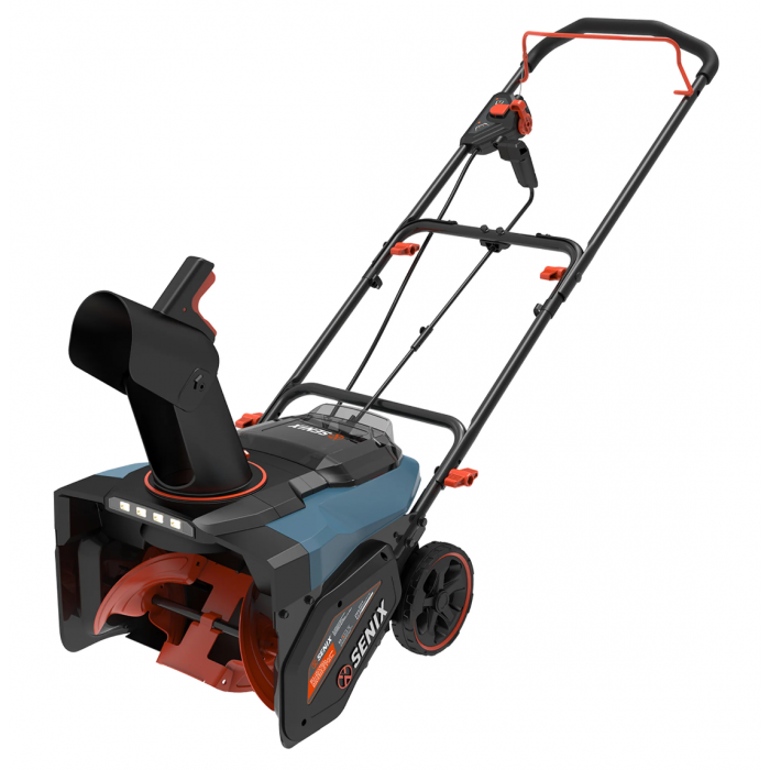 Снегоуборщик акк X2 SENIX  STX2-M-EU (2*20В, 1500Вт ,2акк*5Ач, ширина 46 см, 2 порт быстрая зар)