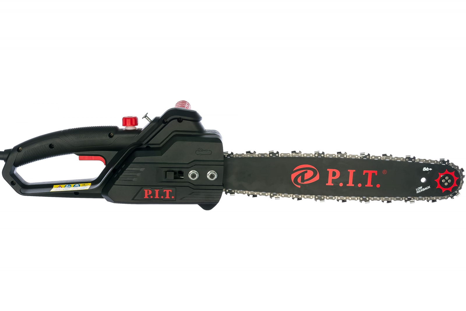 Пила цепная электр P.I.T  PKE405-D1 СТАНДАРТ (1600Вт,400мм,шаг-3/8",59 зв,паз-1.3мм,упрощ натяж)