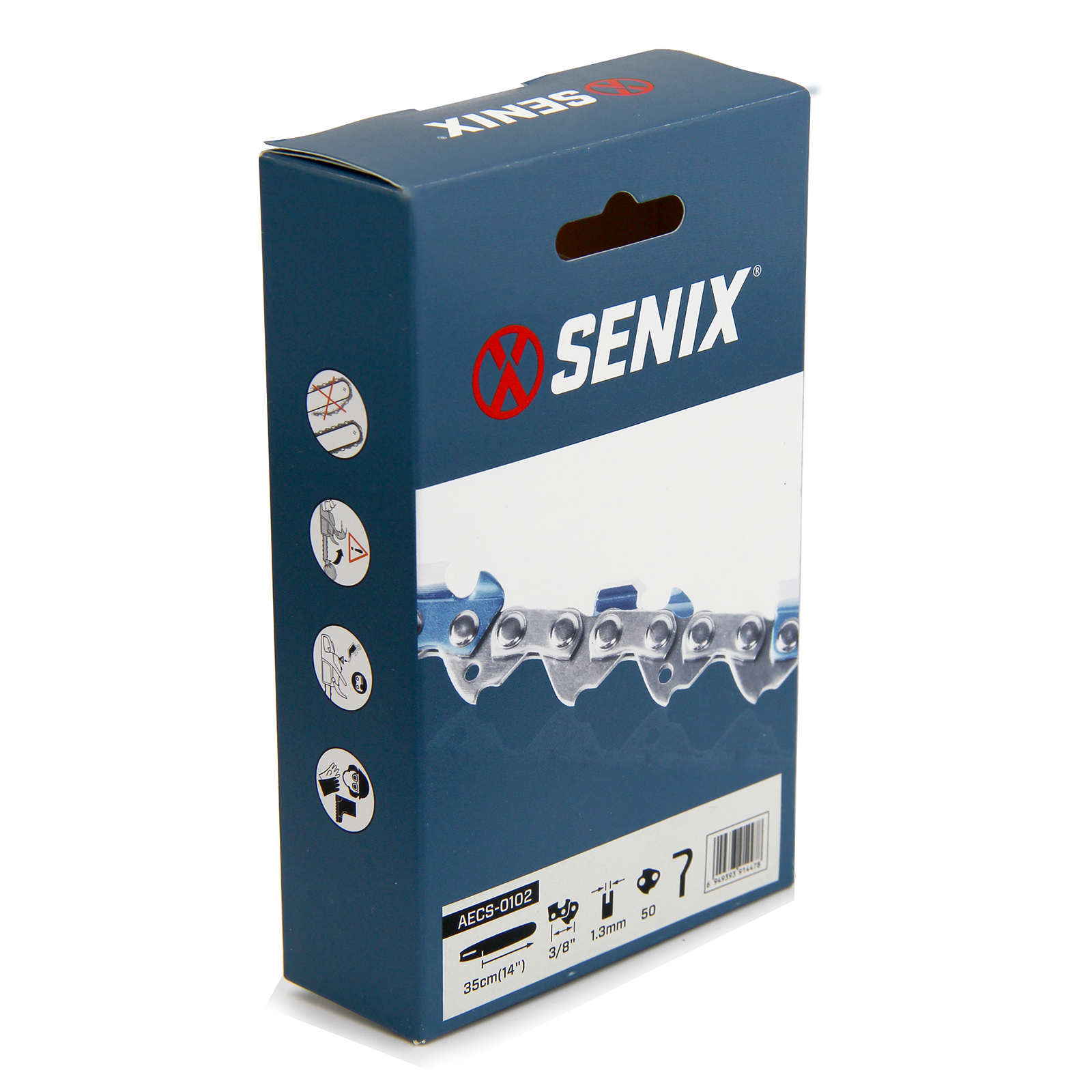 Цепь пильная 3/8" - 1.3мм - 50 зв, 14" (35см), SENIX (1)