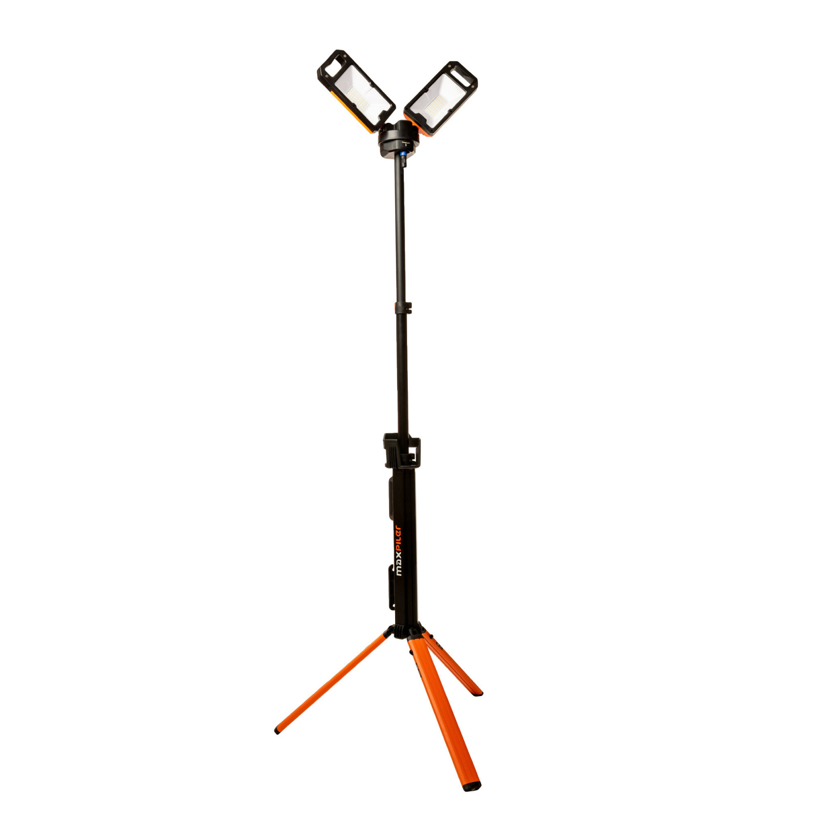 Мачта осветительная акк MAXPILER MTWL-01 (500/1500/5000Лм, 1х4Ач, 2 свет.модуля, телескоп)