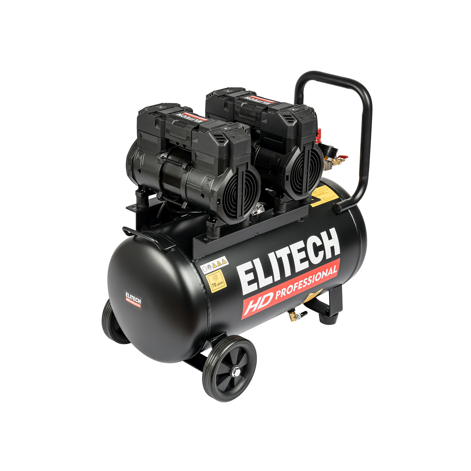 Компрессор ELITECH HD ACF 500-50S (б\масл,500л\м,2.9кВТ,8бар,50л,36.5кг,70дБ) (E0501.003.00)