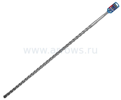 Бур SDS-MAX 25.0 х1000 мм, квадро, серия эксперт, Практика
