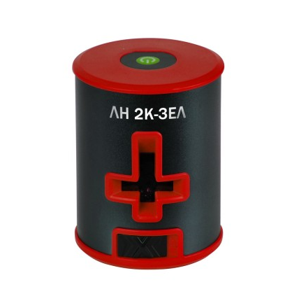 Нивелир лазерный ELITECH ЛН 2К-ЗЕЛ (2х1.5В(АА),20м,±0,3мм\м,215г,гор\верт луч,кейс+аксс)