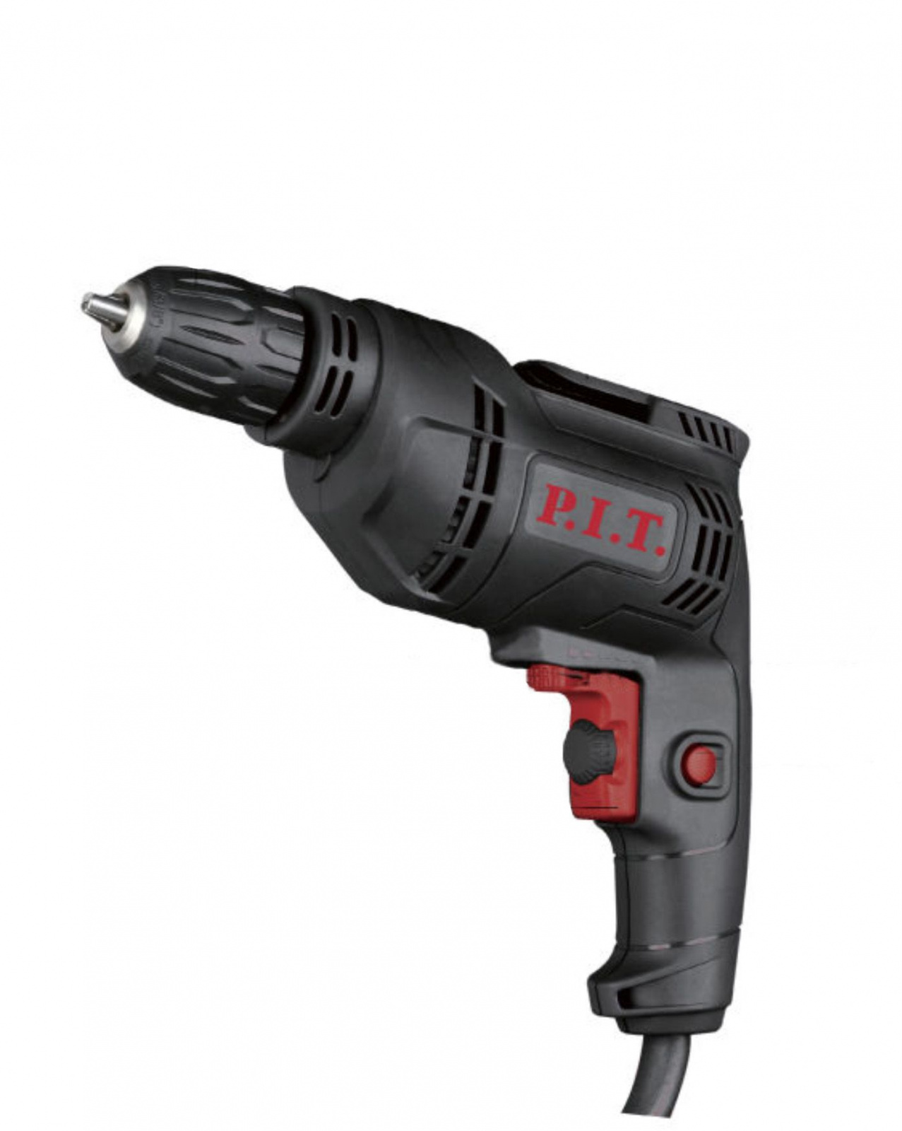 Дрель сетевая P.I.T PBM10-C (550Вт, БЗП, реверс, рег. скорости)