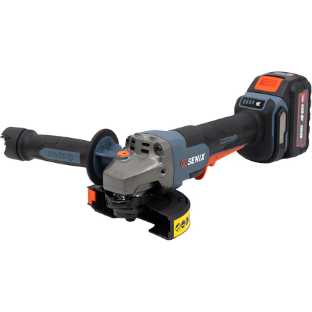 УШМ акк X2 SENIX PAX2-M2-EU (20B, 125мм,регул.об,XSTACK,1 акб 4 Ач ,1 зу 2 Ач )