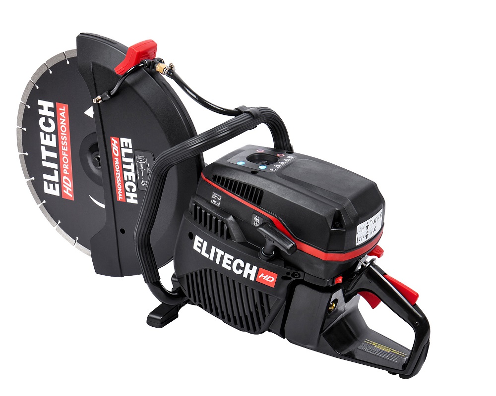 Бензорез ELITECH HD GC 400 (2-такт,93.6см3,4.8кВт/6.5л.с.,диск400мм,рез145мм,т/бак-0.95л,14,5кг)