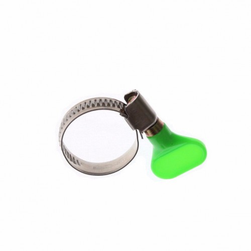 Хомут червячный c барашком 12-20 мм, нерж.сталь W2 (100)