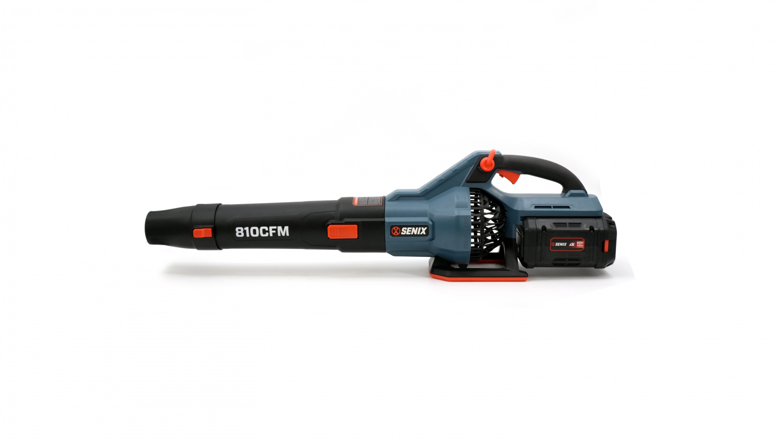 Воздуходувка акк X6 SENIX  BLAX6-M1-EU (60В, б/щет, 75 м/с, 1 акк 4Ач, ЗУ)