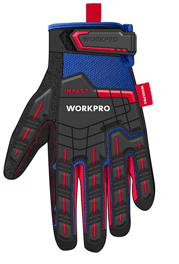 Перчатки рабочие c защитой от ударов XL, WORKPRO