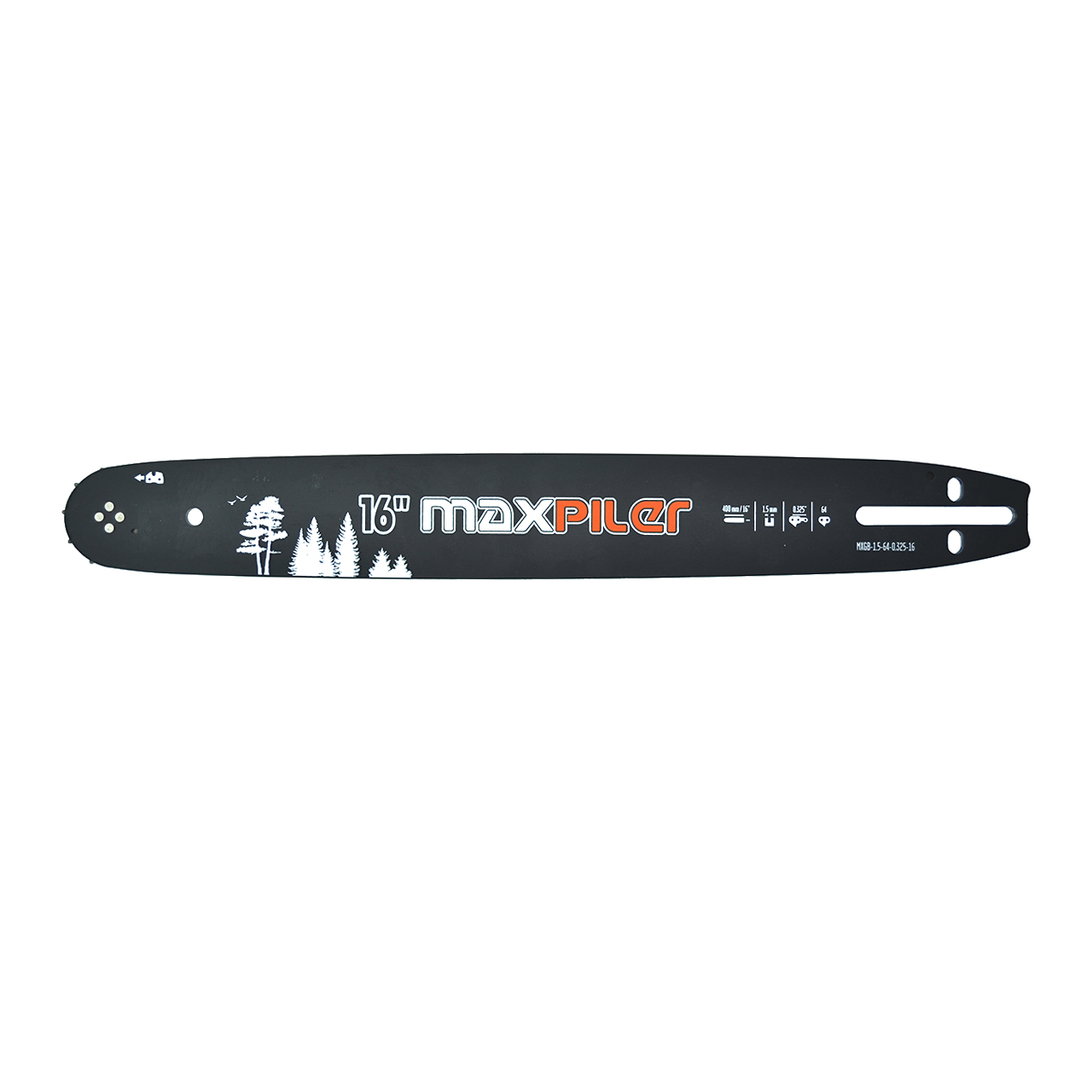 Шина бензопилы MXGB  325"- 1.5mm - 64 зв. - 16" (40см), MAXPILER (1/20)