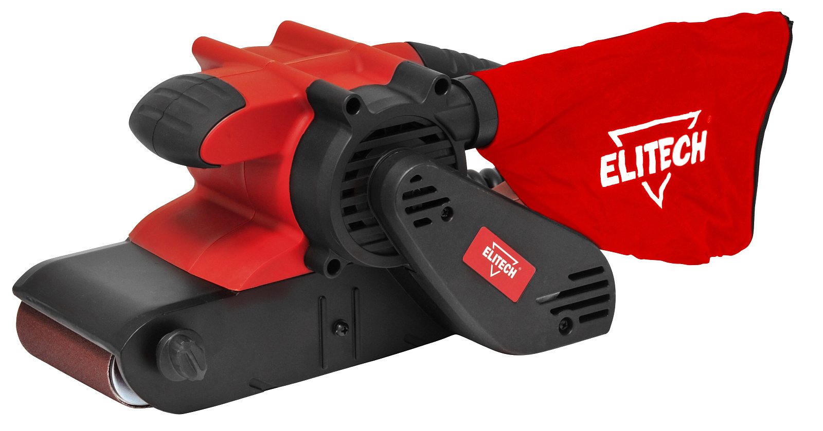 Шлифмашина ленточ ELITECH МШЛ 1210Э (1200Вт, 610х100мм, 220-400м/мин, п/сборник)