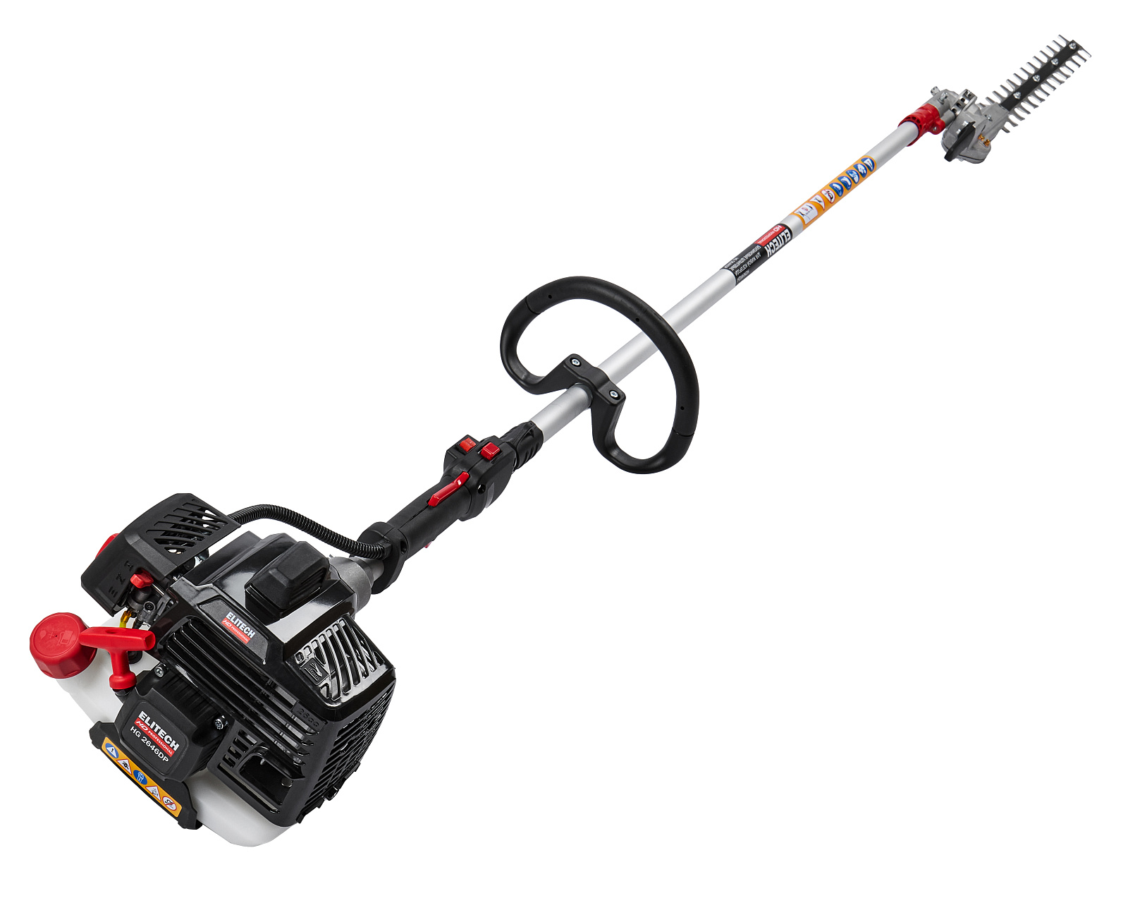 Высоторез бенз ELITECH HD HG 2646DP (2-х такт, 800Вт, 0.6л, 9500об/мин, нож 368мм) (Е1604.007.00)