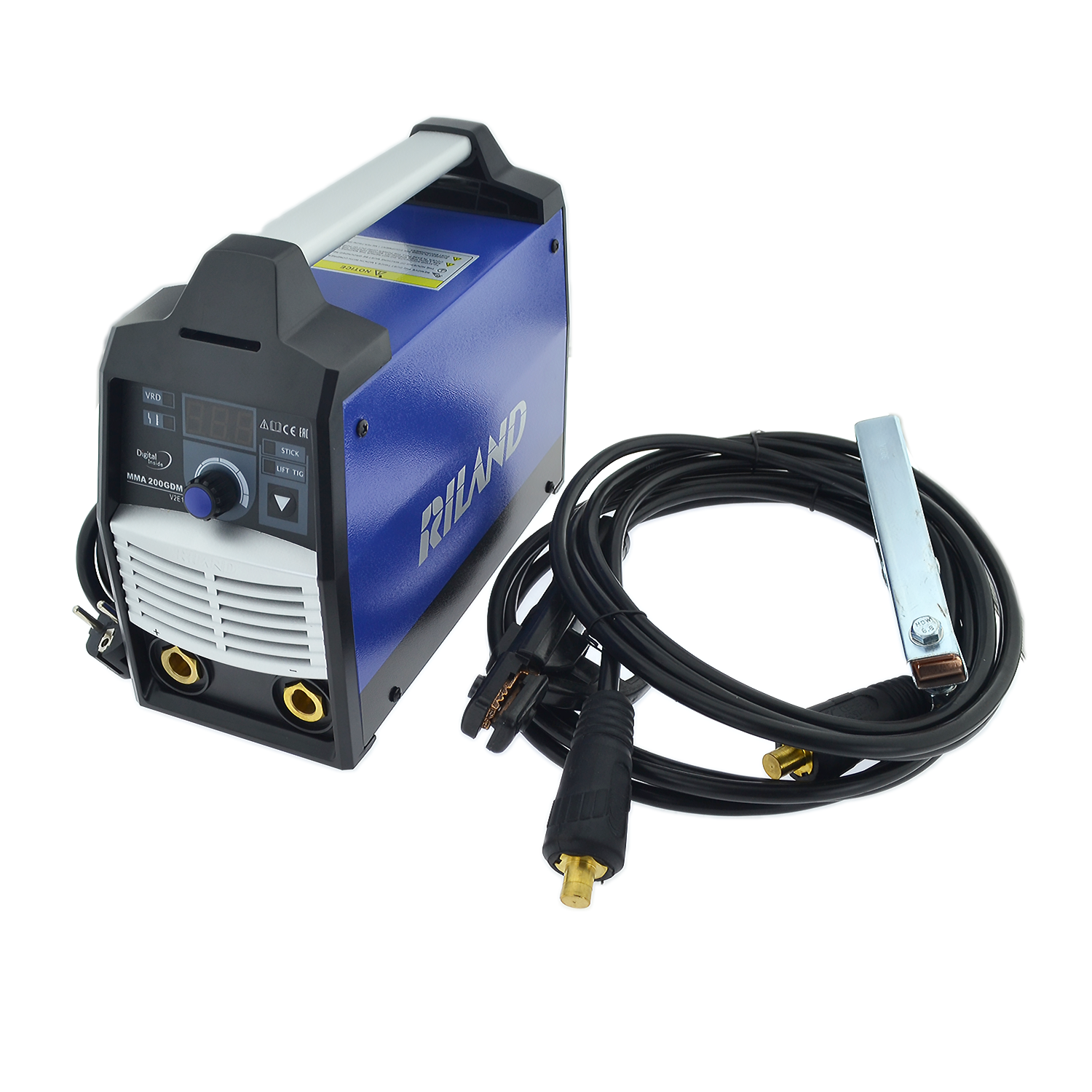 Сварочный инвертор OWNACE ММА 200GDM (230В ± 15%,8,3кВт40-180А(ММА),10-180А(TIG),ПВ=25%,4кг)