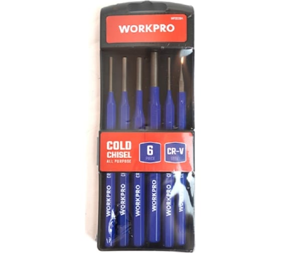 Набор выколоток 6 шт, WORKPRO
