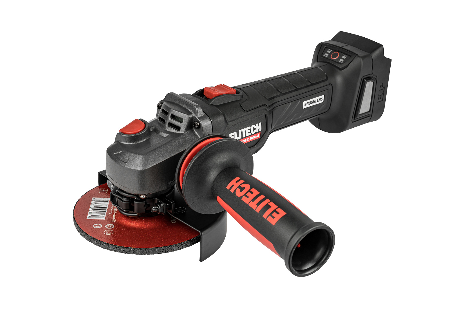 УШМ акк ELITECH HD CAG 2012BL (20В,ELP,125мм,3500/5500/7500/9500об/мин,рег.об,без ЗУ и АКБ)