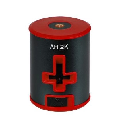 Нивелир лазерный ELITECH ЛН 2К (2х1.5В(АА),15м,±0,3мм\м,215г,гор\верт луч,кейс+аксс)