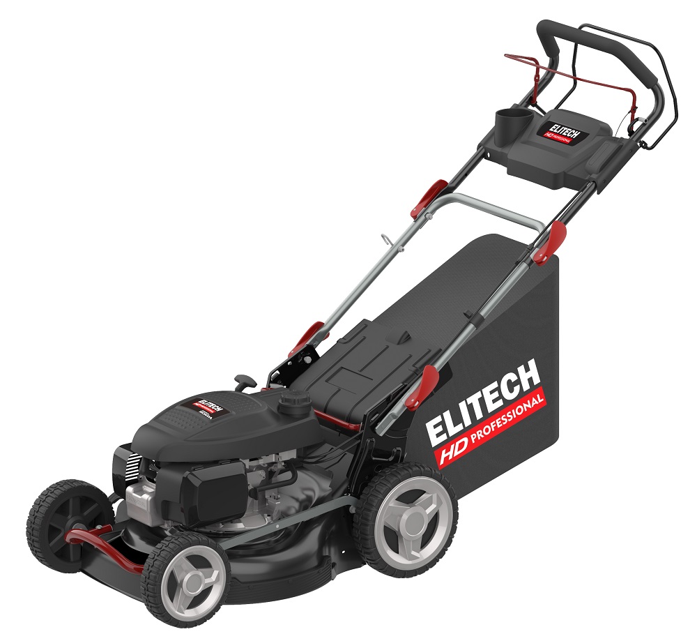 Газонокосилка бенз ELITECH HD GL 2346CS (Honda,145см3,3кВт,3 реж,46см,5уровн,25-75мм,60л,38кг)