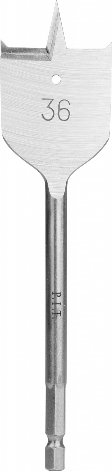 Сверло перовое по дереву 36 х 152 мм, HEX 1/4", P.I.T (1/25)