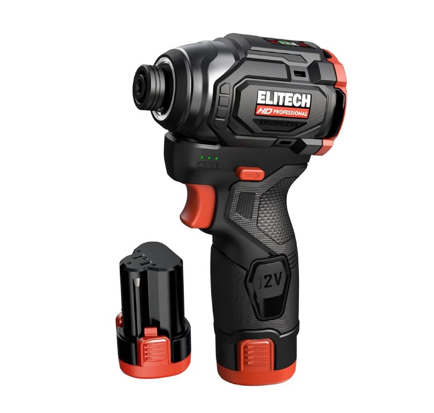 Винтоверт акк прямой ELITECH HD CS 1201L (12В, 2х2Ач, 145Нм, 0-3200уд/мин, 3скор, ELP) E2201.070.01
