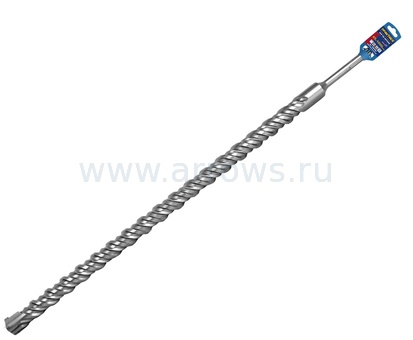 Бур SDS-MAX 45.0 х1000 мм, квадро, серия эксперт, Практика