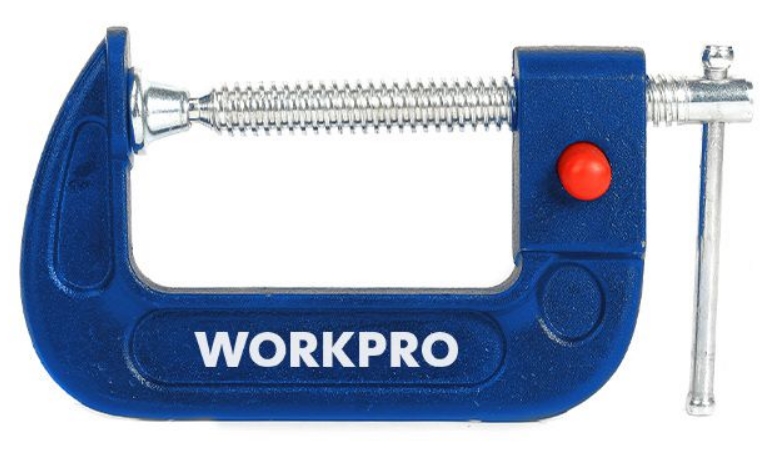 Струбцина, тип G,  75 мм, быстроразъемная, WORKPRO