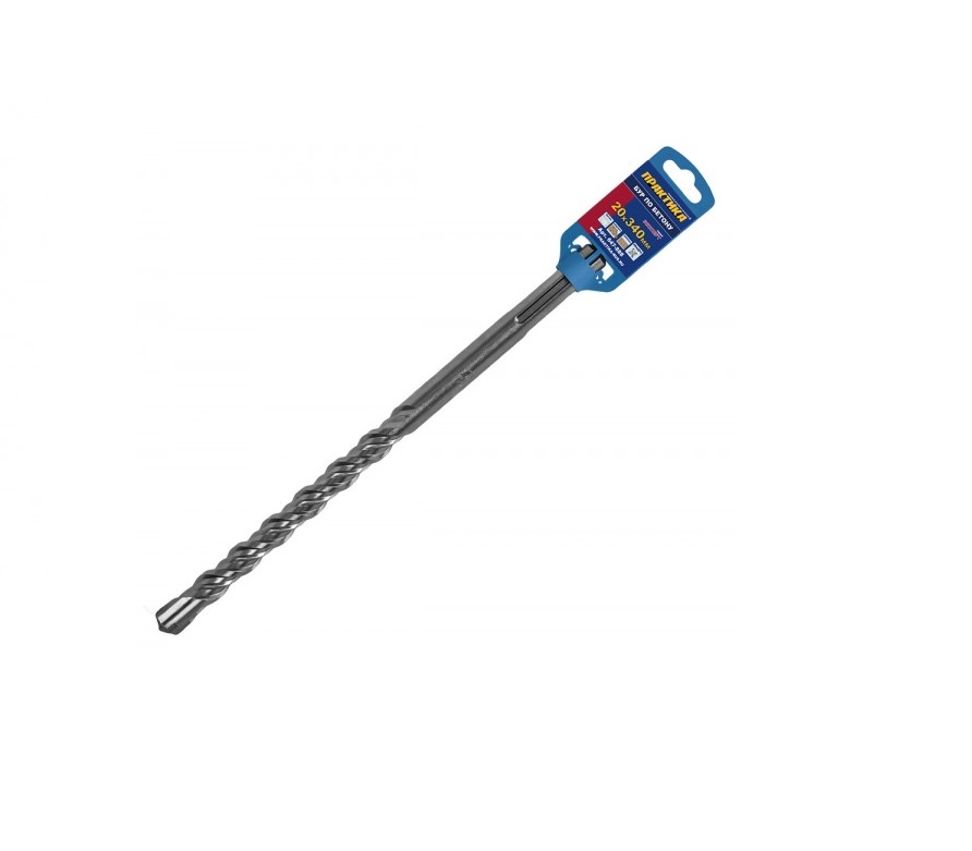 Бур по бетону SDS-MAX 20 х 340мм, квадро, серия эксперт, Практика