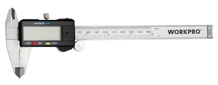 Штангенциркуль цифровой 150мм, WORKPRO (1/6)