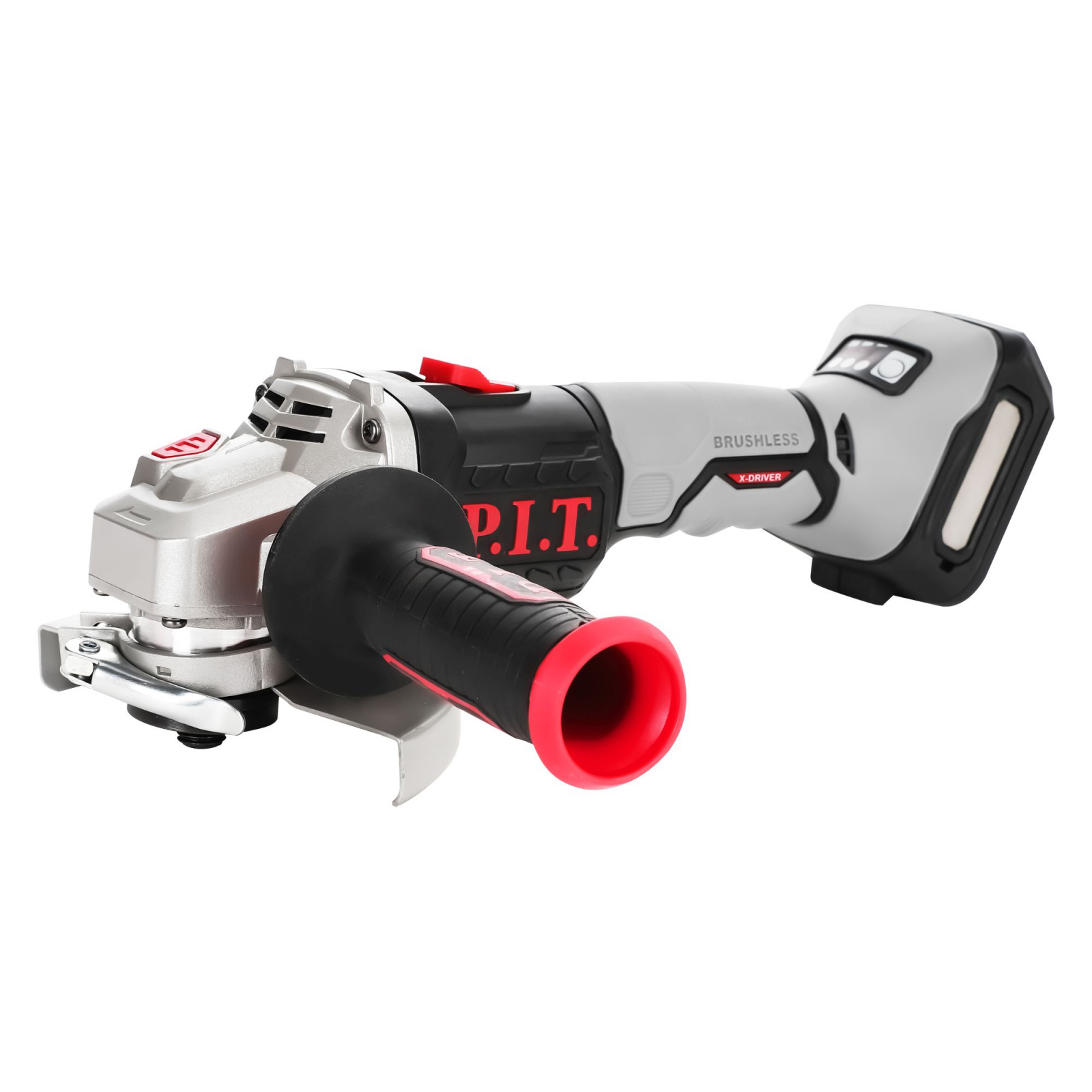 УШМ акк P.I.T PWS20H-125D SOLO (б/щёт, 125мм, 20В, 4500/6500/8500 об/мин, без АКБ и ЗУ) (1/8)