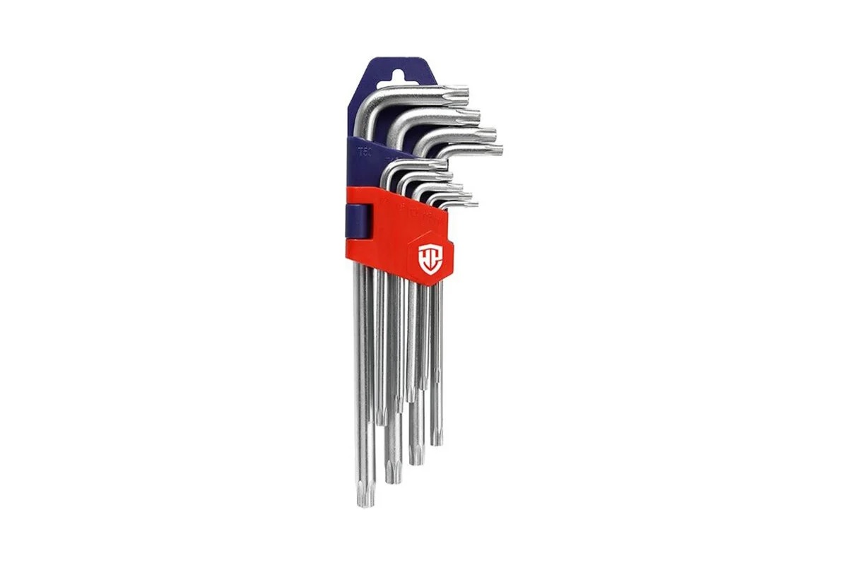 Ключ Torx, набор 9шт, с отверстием, WORKPRO(1/6)