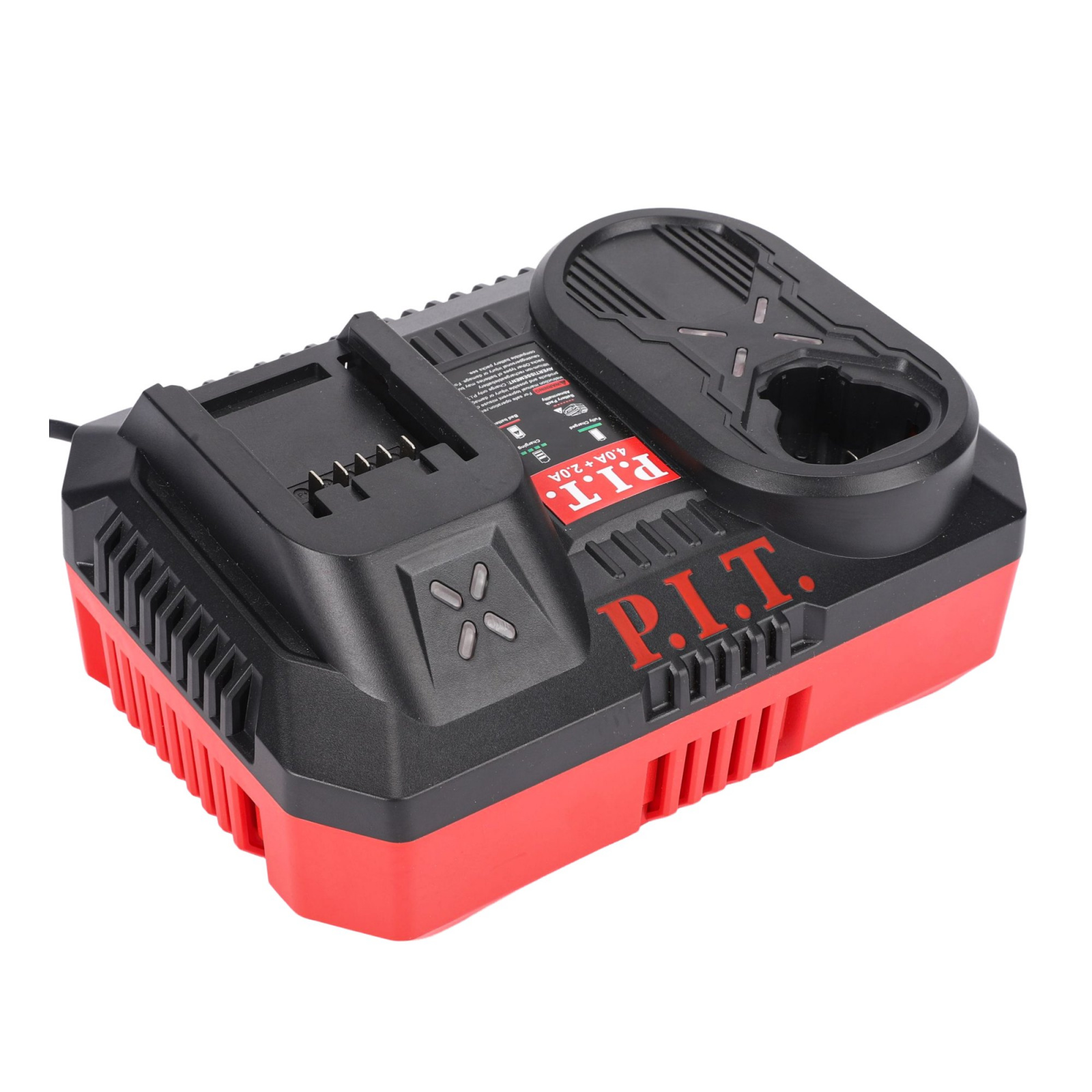 Устройство зарядное двухпортовое P.I.T PC20402 (12В/20В/40В, 2А/2.5А/4А, 220Вт, для OnePower)